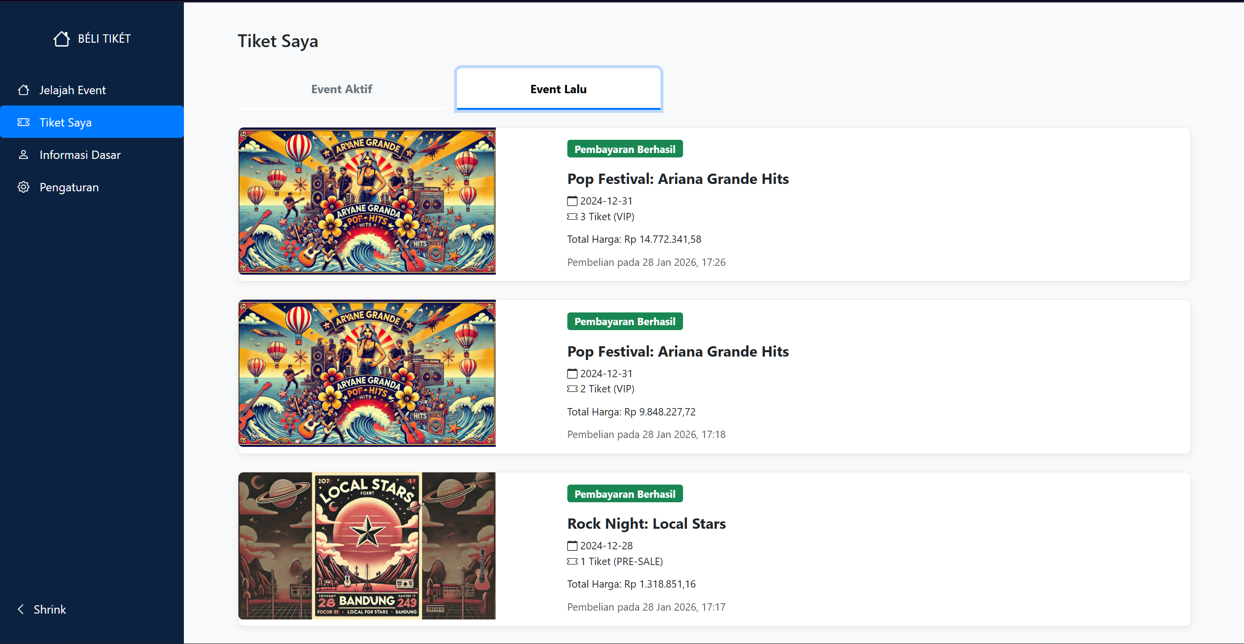 E-Ticketing & Event Management screenshot 2